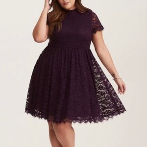 Purple Lace Dress